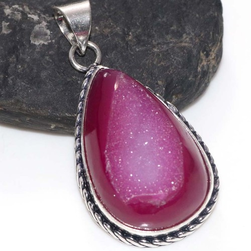 925 versilbert pink botswana - 925,