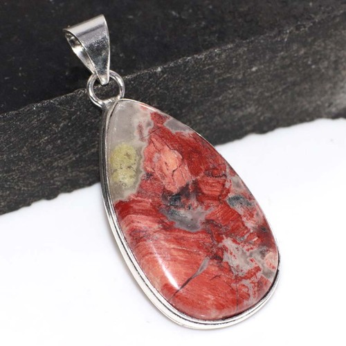 Red jasper 925 silberplattiert - jasper,