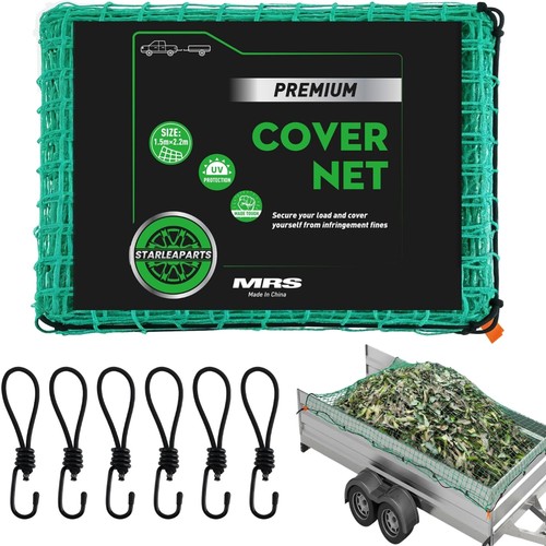 Anhängernetz 5x2 grün - anhängernetz, 1,5x2,2m